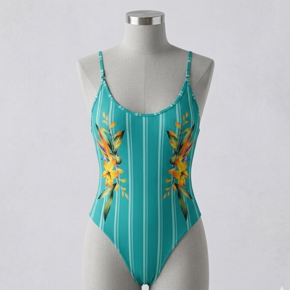 Urban Outfitters Out From Under Green Kendall
One-Piece Swimsuit - size medium